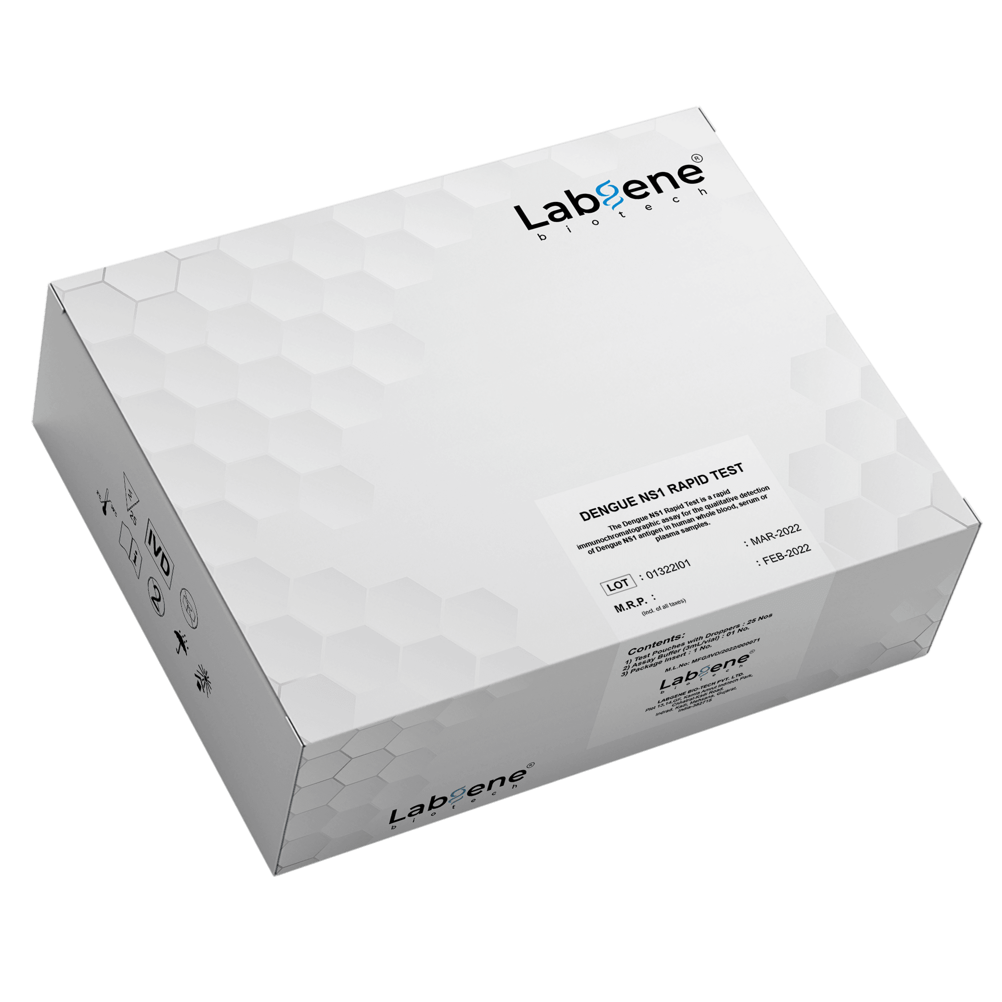 Labgene Biotech Dengue NS1 box