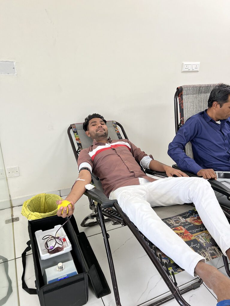 blood donation at Labgene biotech