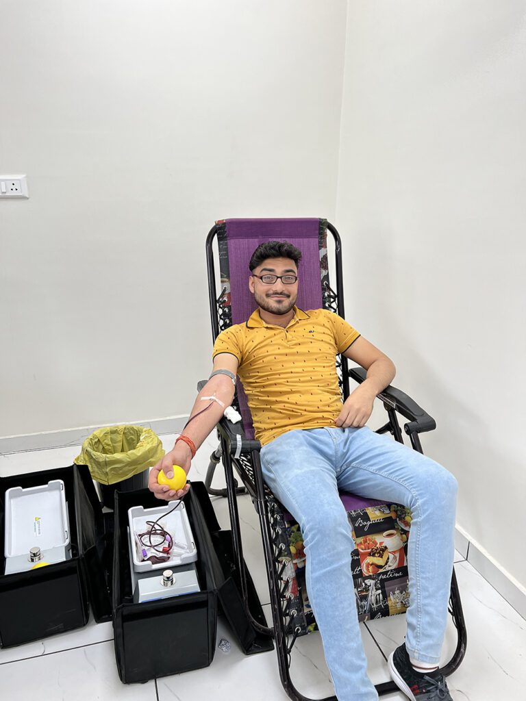 blood donation at Labgene biotech