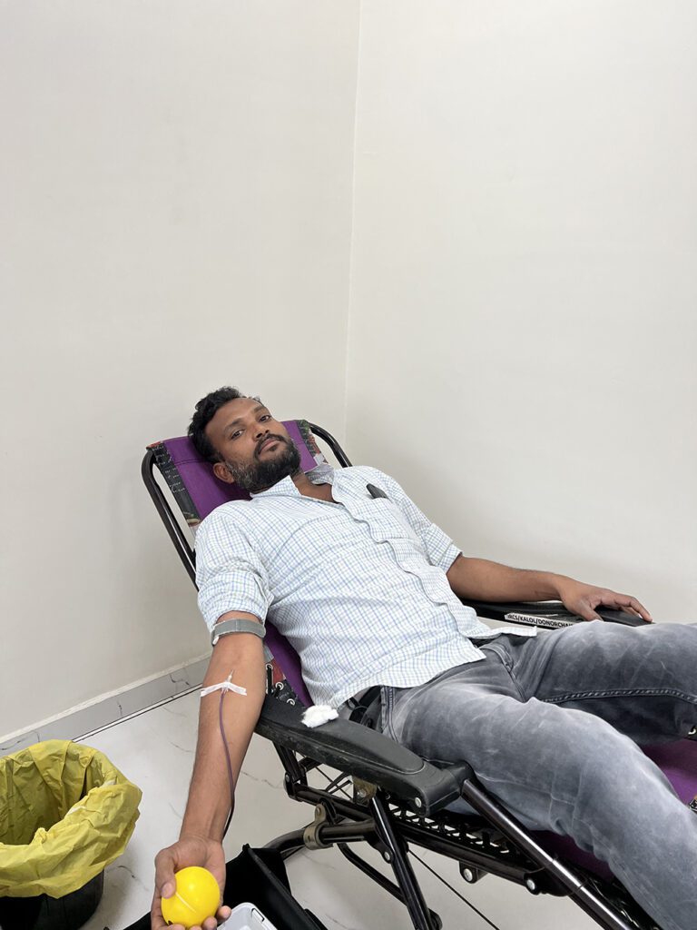 blood donation at Labgene biotech