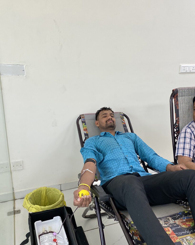 blood donation at Labgene biotech